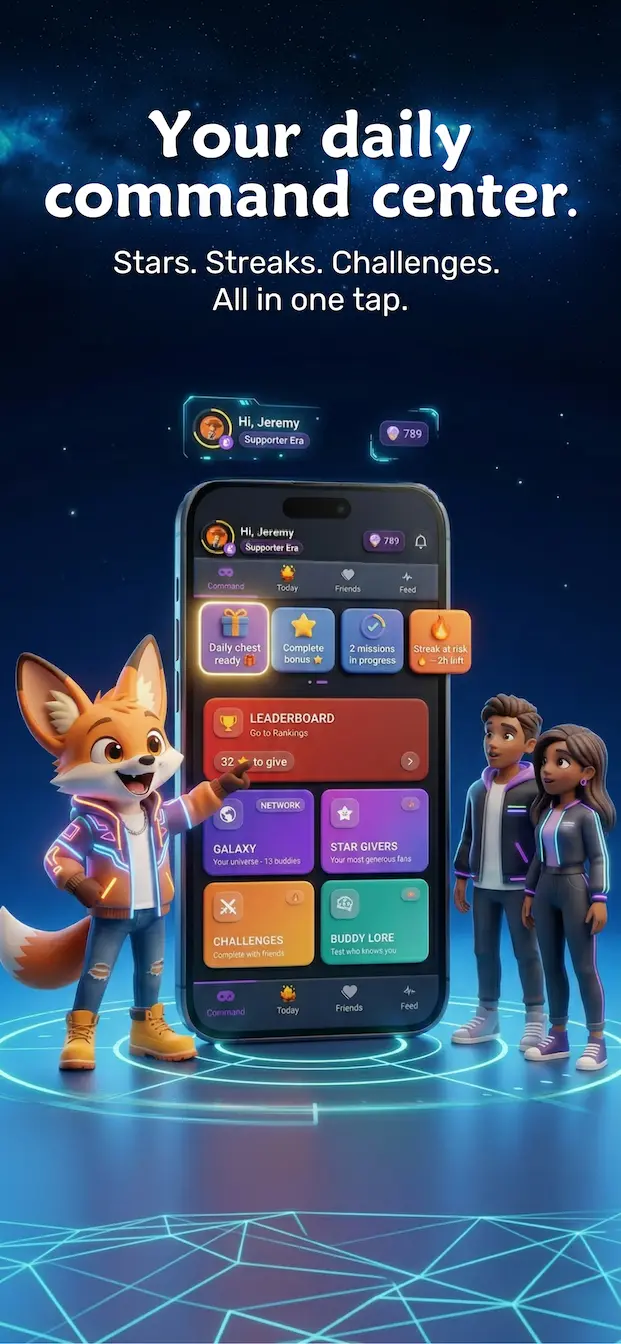 Buddzy Hub — your daily command center